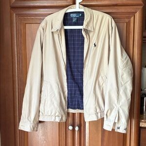 Polo Ralph Lauren Khaki Zip Jacket Medium